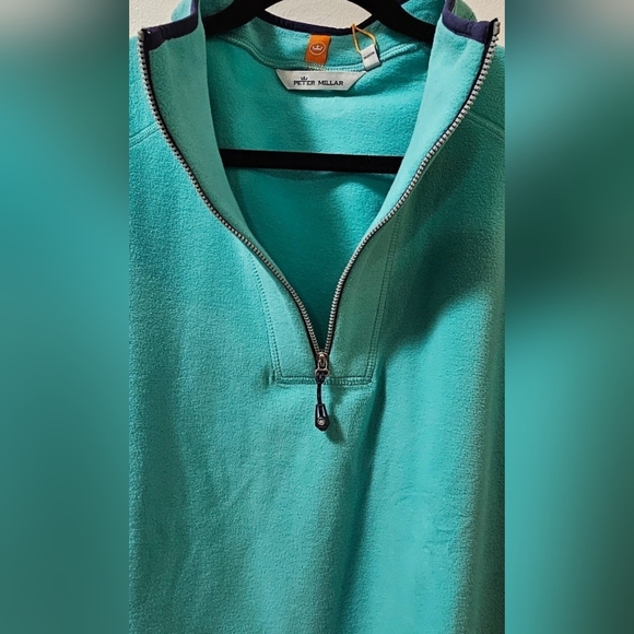 Peter Millar Thermal Flow Half Zip Micro Fleece Green Men's Size XXL - Picture 8 of 12